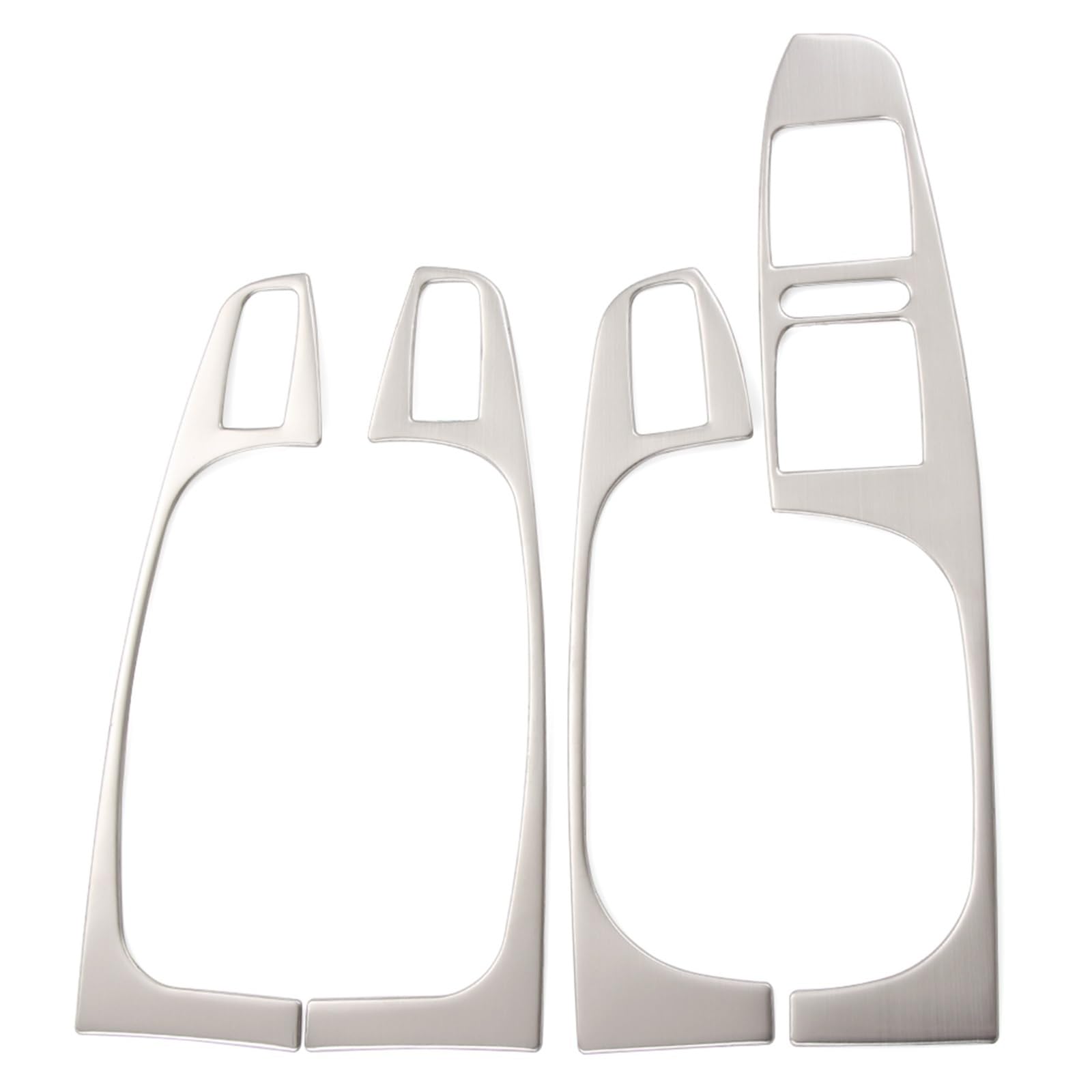 4 sztuk/partia do VW dla Jetta dla MK6 2012-2014 stylizacja samochodu ze stali nierdzewnej podłokietnik panel pokrywa dekoracja części samochodowe akcesoria do wnętrza samochodu wykończenie wnętrza