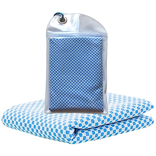 SerFeliz クールタオル 冷却タオル 速乾タオル 超吸水 軽量 速乾 熱中症対策 100×30cm 1枚 100%冷感竹繊維