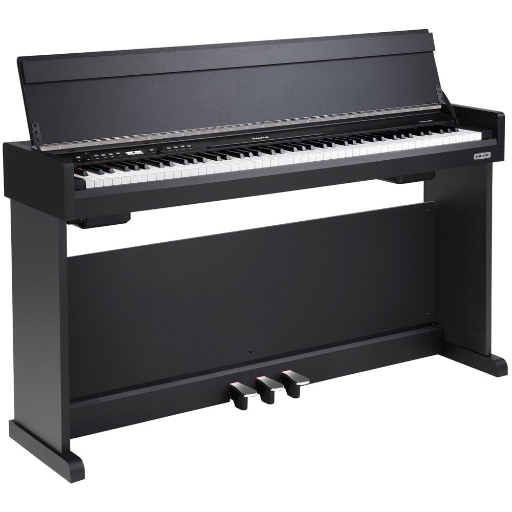 NU-X | NCK-330 Pianoforte verticale digitale: 88 note Hammer Action Keyboard con Bluetooth, integrazione USB e controllo multifunzione per casa e studio