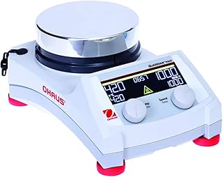 OHAUS Guardian 7000 Aluminum Hotplate Stirrer e-G71HSRDM, 5.3 in Plate, 20L Capacity, USB Port, Timer, 120V 8.3A