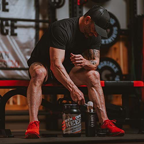Mtn Ops Cameron Hanes Keep Hammering Whey Protein Powder, Chocolate Caramel Flavor, 30 Servings #TOP4