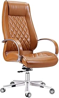 BGROESTWB Sillas de Escritorio Silla de Juego ergonómica con Silla de Oficina de Ajuste de Altura para la Oficina (Color : Khaki, Size : One Size)