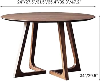 Amazon.co.jp: ミッドセンチュリーモダンな無垢材のラウンドダイニング Amazon.co.jp: ミッドセンチュリーモダンな無垢材のラウンドダイニング