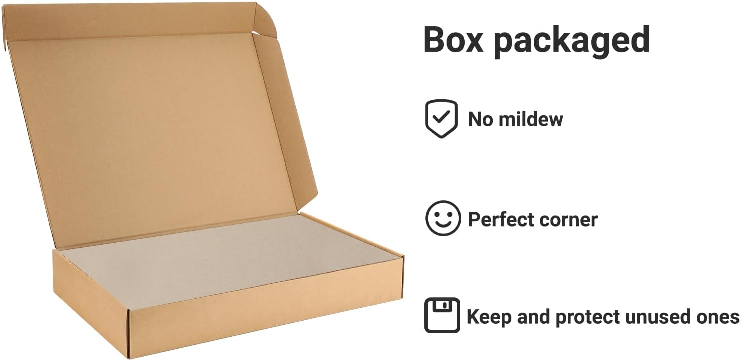 25 Pcs Book Board, Binder Board, Cover Board, Thick and Gray, Heavy Duty Chipboard for Book Binding, DIY Cardboard (Gray, 9 x 12 Inch 100PT)