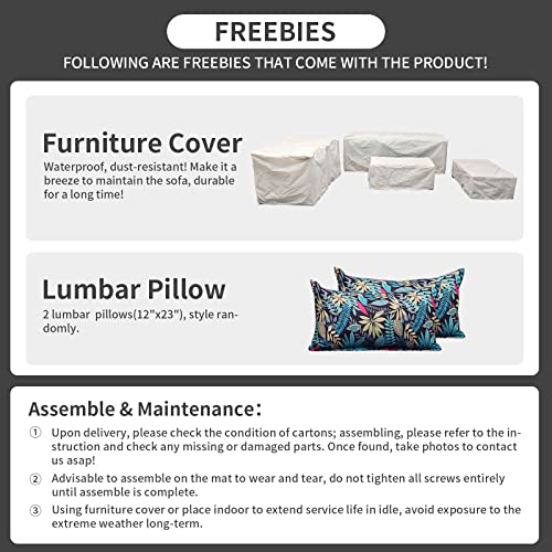 6-Pieces-Patio-Wicker-Furniture-Set-Outdoor-PE-Rattan-Conversation-Couch-Sectional-Chair-Sofa-Set-with-Royal-Blue-Cushion 6-Pieces-Patio-Wicker-Furniture-Set-Outdoor-PE-Rattan-Conversation-Couch-Sectional-Chair-Sofa-Set-with-Royal-Blue-Cushion