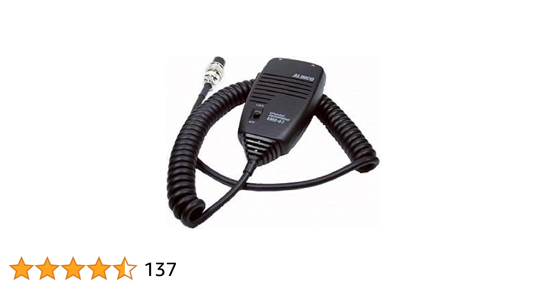 ALINCO EMS-514 マイクロフォン新品 Amazon | ALINCO アルインコ カールコード防水スピーカーマイク