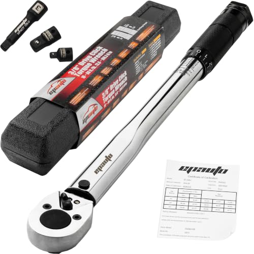 EPAuto 3/8-Inch Drive Click Torque Wrench 10-80 Ft-lb...