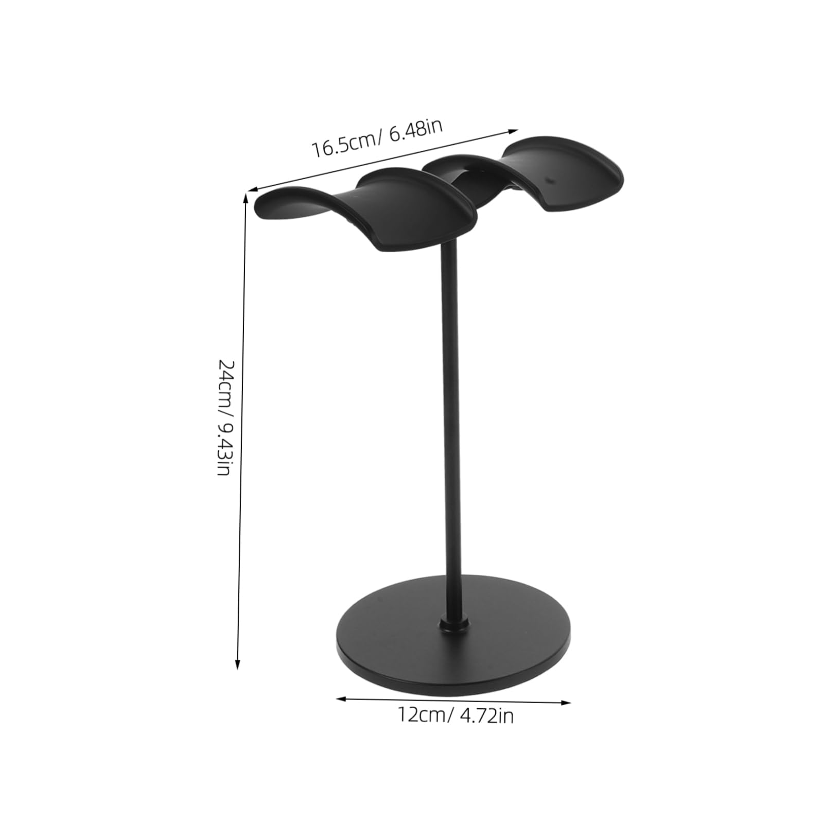 SHINEOFI 2 Piezas Soporte para Auriculares de Aluminio de Soporte de Escritorio para Auriculares con Diseño y Estable para Oficina y Hogar