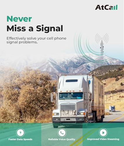 Image of Cell Phone Booster for RV Truck, Support All U.S. Carriers Verizon AT&T T-Mobile 5G 4G LTE, Omni-Directional RV Cell Phone Booster FCC Approved