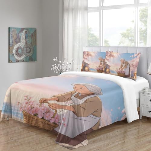 Housse de couette jardinage 200x200 microfibre imprimée 3D - 5