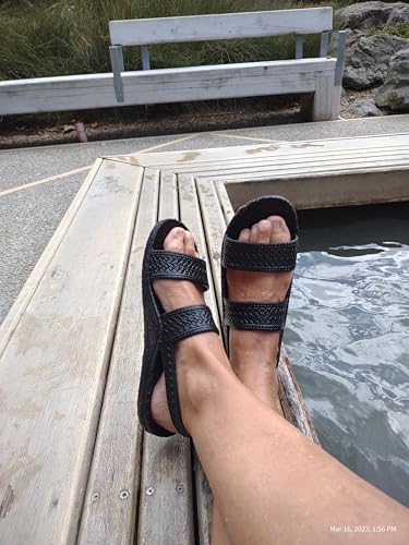 Image of J-Slips Women's Adventure Orthopedic Hawaiian Jesus Walking & Hiking Sandals w /Arch, Deep Footbed, Back Straps - Sizes 6-11