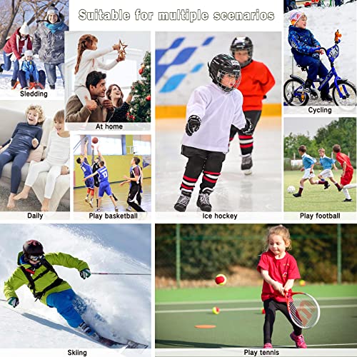 Century Star Thermal Underwear For Boys Compression Shirt Leggings Sets Long Sleeve Kids Base Layer Girls Athletic Football Undershirt Black Line Set Small #TOP5