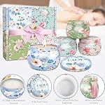 BlissfulOasis Scented Candles Set, 17.6 oz 4 Pack Home Scented Candles, 100-120 Hours Candle Present for Men and Women, Long Lasting Soy Wax Aromatherapy Candles Gift for Birthday, Christmas Day - Image 4