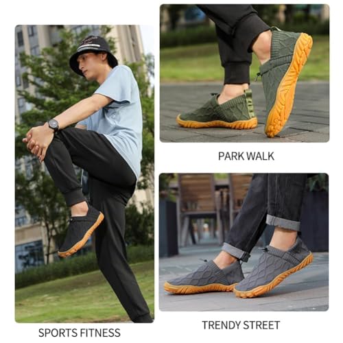 Vallova's Bearprodo Supercomfort Sweatwick Slip-On Shoes, Unisex Knitted Hiking Slip-On Shoes3