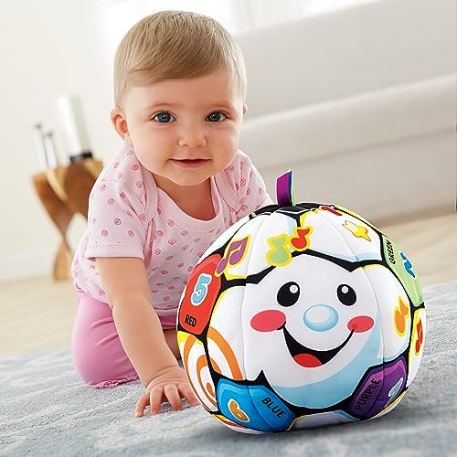 Image of Fisher-Price Learning Toy Bundle with Laugh & Learn Smart Stages Piggy Bank and Singin' Soccer Ball for Infants and Toddlers