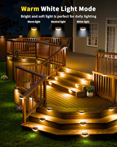 solar fence lights with remote control 50ft15 multi colors solar powered outdoor step lightingip67 waterproof led rgbyw colors lamp for outside fencedeckbackyardstair railingwallpatiopool