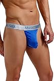 Magic Silk Micro Thong, Cobalt, Small/Medium