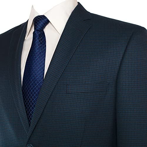 Mens Blazer Slim Fit Two Buttons Business Suit Solid Sport Coats Jacket2