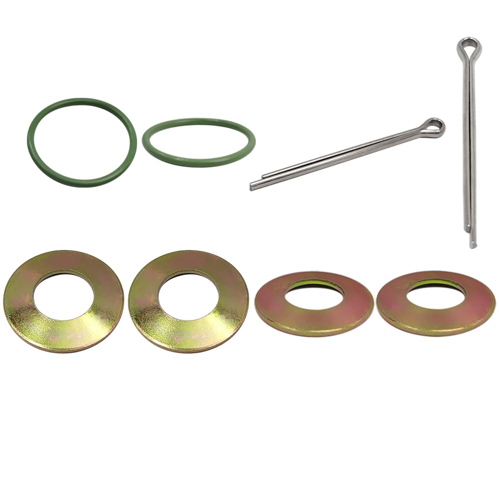 Front & Rear Wheel Bearings Seals Compatible with Yamaha Rhino 450 660 700 YXR450 YXR660 YXR700 2005-2013 OEM# 93106-42800-00 93106-38800-00 93106-38047-00