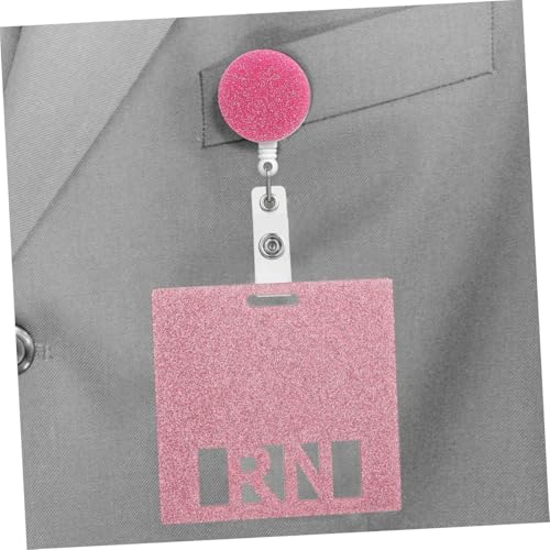 Porte-badge horizontal rétractable contre la perte de cartes d'identification en conférence - 6