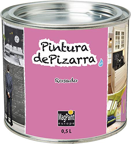 Pintura de pizarra color rosa envase de 0,5 L