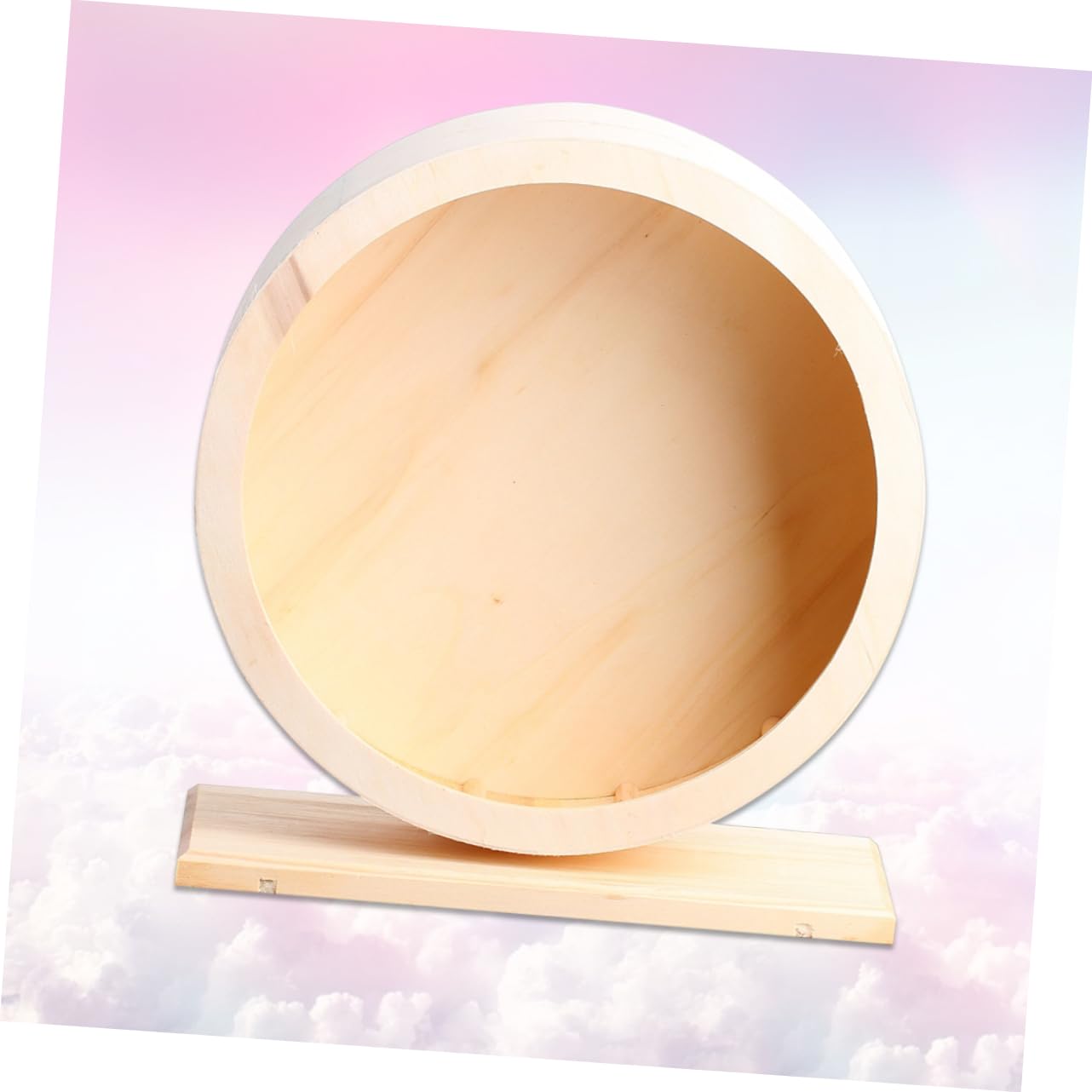 Kisangel Roue de Course Jouets pour Hamsters Jouets pour cochons d'Inde Hamster Silencieux s pour Chinchillas Roue de Jogging pour d'exercice pour en Bois