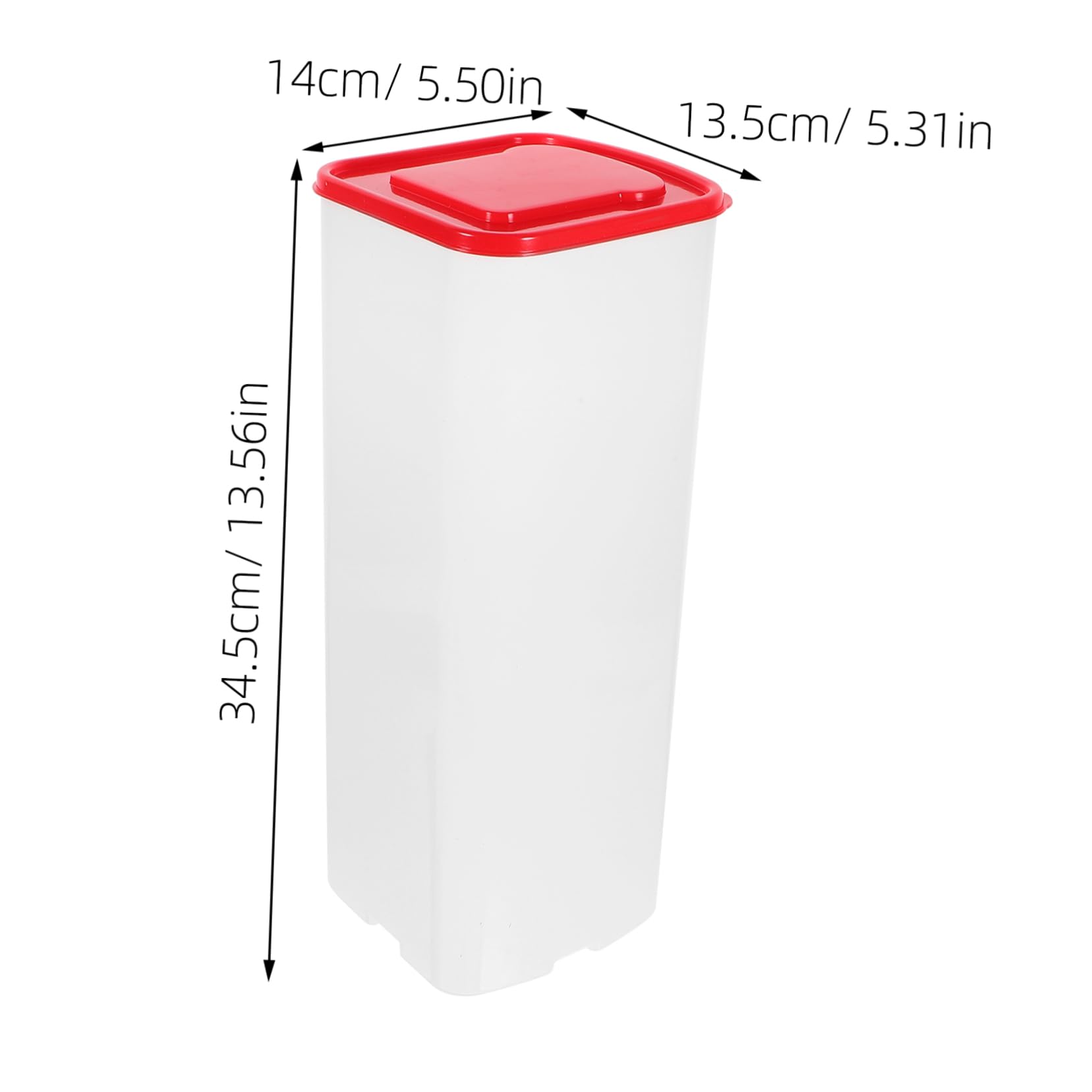 BEBEMOKO Bread Box with Sealed Design for Fresh Storage Versatile Container for Bread Noodles Cereal Compact Minimalist Style for Kitchen Countertops and Cabinets