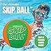 Activ Life 2 Pack Water Skipping Ball with Skip Disc, Pool Balls for Swimming Pools, Toys for Kids and Adults, Easter Basket Stuffer Gift (Green Orange)