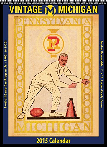 Michigan Wolverines 2015 Vintage Football Calendar