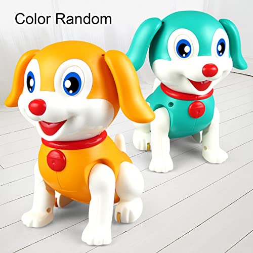 Brinquedo de bebê andando - Brinquedo em forma de cachorro fofo com abanando | Brinquedo de engatinh