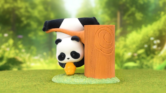 Amazon.com: 52TOYS Pandaroll Fruit Tree Climbing 1PC Action Figure