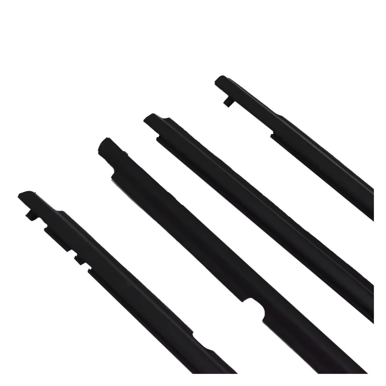 for Toyota for Corolla 2007-2014 4 X Windows Rubber Weatherstrip Waterproof Pressure Sealing Belt Moulding Trim Outer Window Weatherstrip(Chrome)
