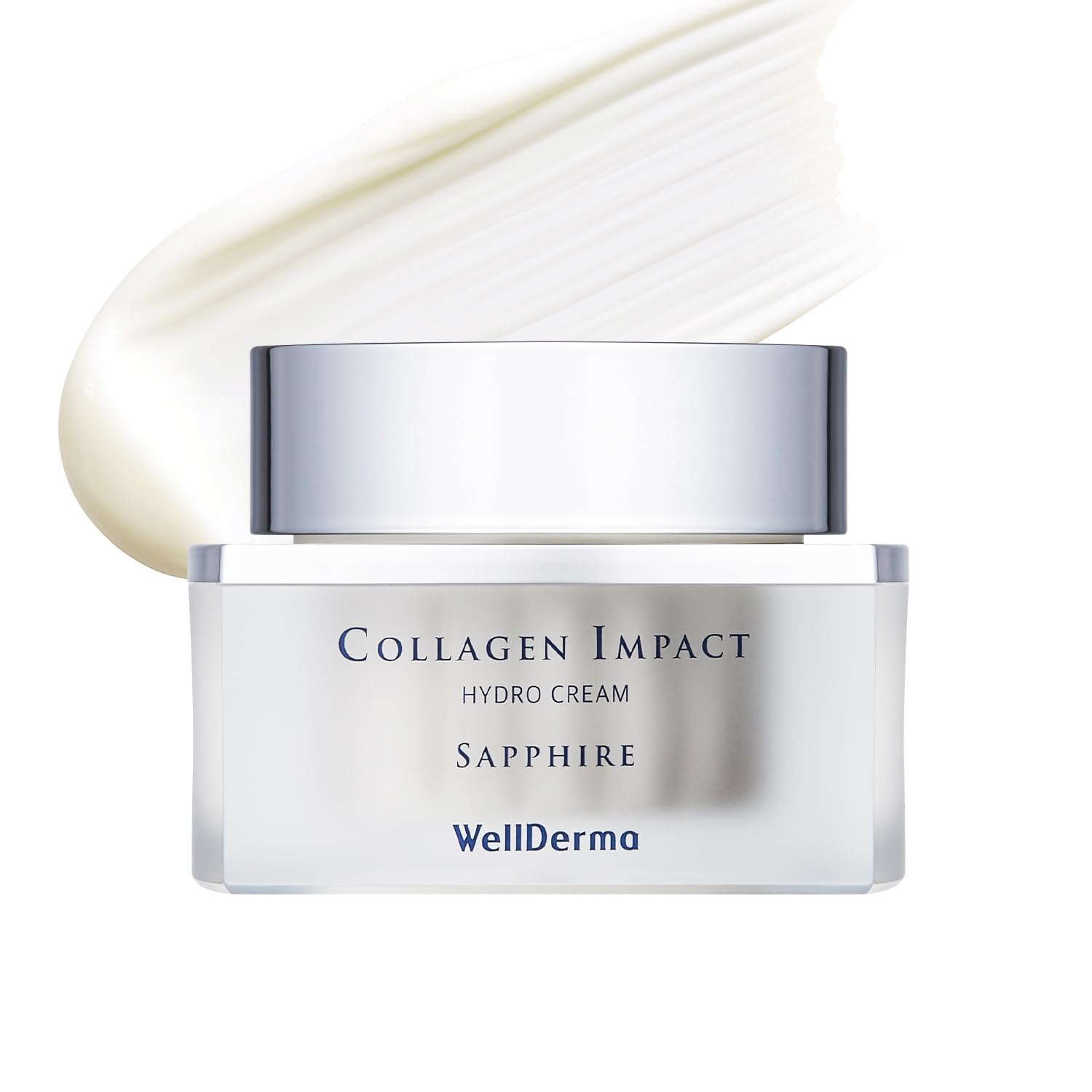 WELLDERMA Sapphire Collagen Impact Hydro Cream, 50g / 1.69 fl.oz – Hydrating & Balancing Face Moisturizer with Collagen Complex and Niacinamide