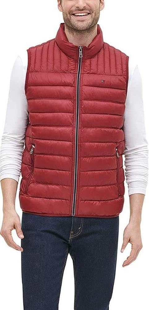 Tommy Hilfiger Men's Lightweight Packable Puffer Vest