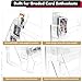 TrendTrust Trading Card Display Stand, Vertical Holder for Baseball Basketball Sports Graded Card Display Stand Tabletop for PSA BGS SGC Slabs, Snap-On Assembly(5 Tier, 1 Pack)
