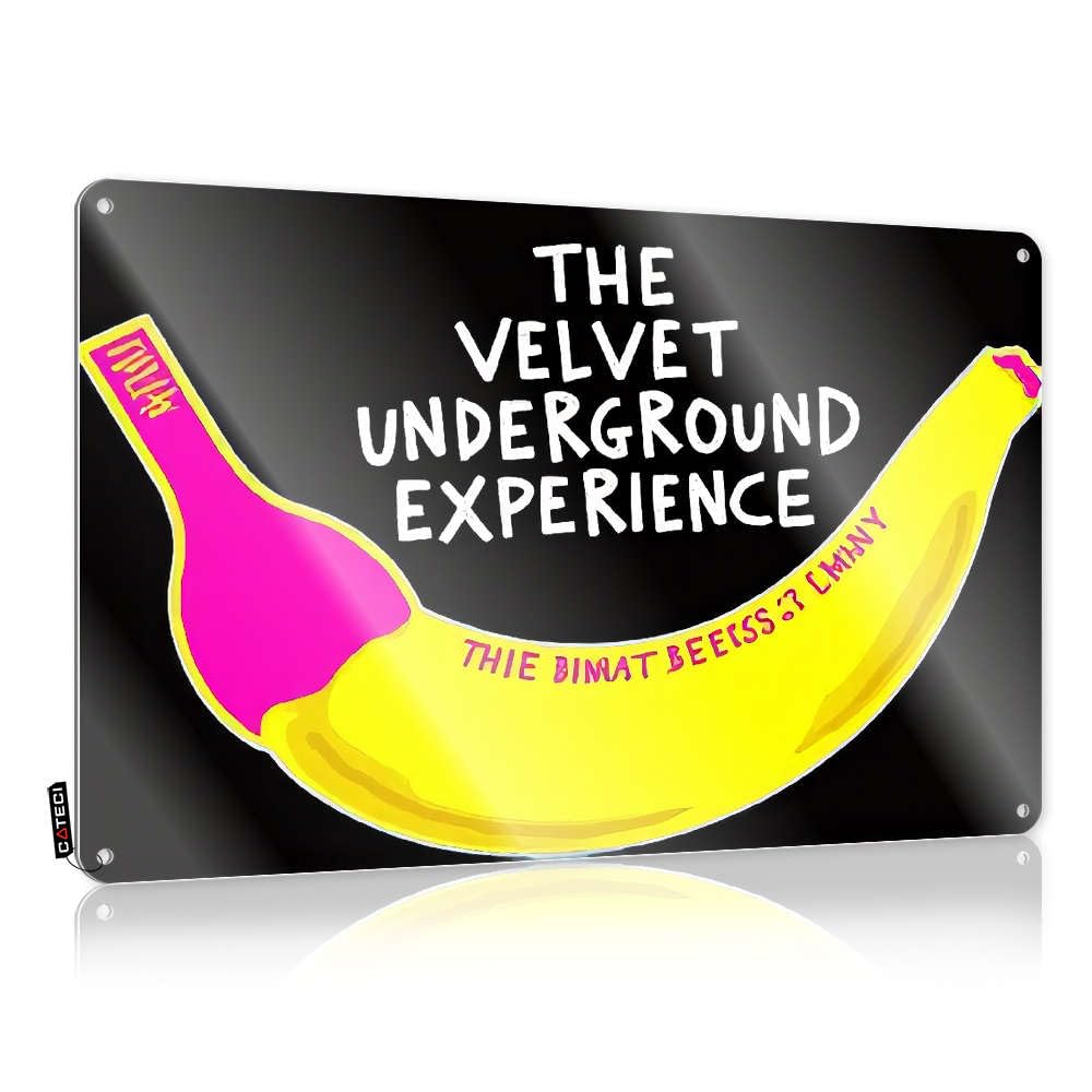 Fzfn Colour The Velvet Underground Experience Fall Outdoor Decorations Hippie - Decoration Ideas Vintage Wall Art(30X40cm)