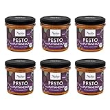 NABIO | Pesto alla Puttanesca vegan I La Dolce Vita im Glas I extra cremige TexturI (6 x 130g)