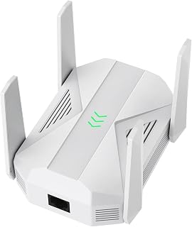 Hosmmer AC2100 WiFi Extender: Dual-Band Booster with Gigabit Ethernet, 12,888 Sq Ft Coverage, 100+ Devices, 5GHz+2.4GHz Speeds