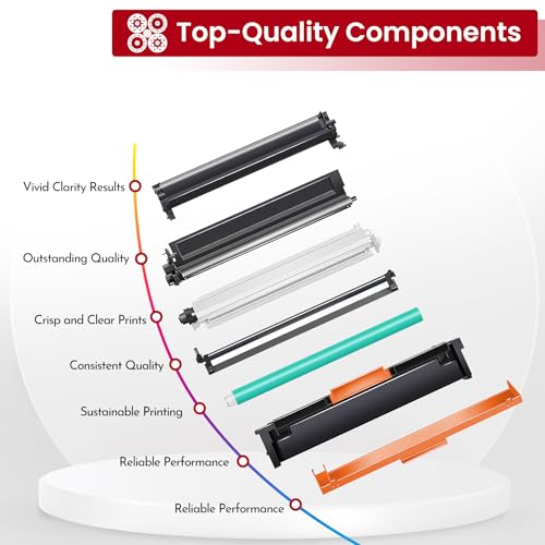 Image of 045 Toner Cartridge set 4-Pack(BK /C /M /Y) High-Yield Compatible CRG045 Toner Replacement for Canon 045 CRG-045 Toner for Color imageCLASS MF634Cdw MF632Cdw LBP612Cdw LBP613Cdw MF631Cn Printer