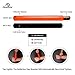 GoxRunx 6 Pcs Reflective Bands for Arm/Wrist/Leg, High Visibility Reflective Running Gear Reflectors Armband for Women Men,Safety Reflective Straps Bracelets for Running, Cycling, Walking (Orange)