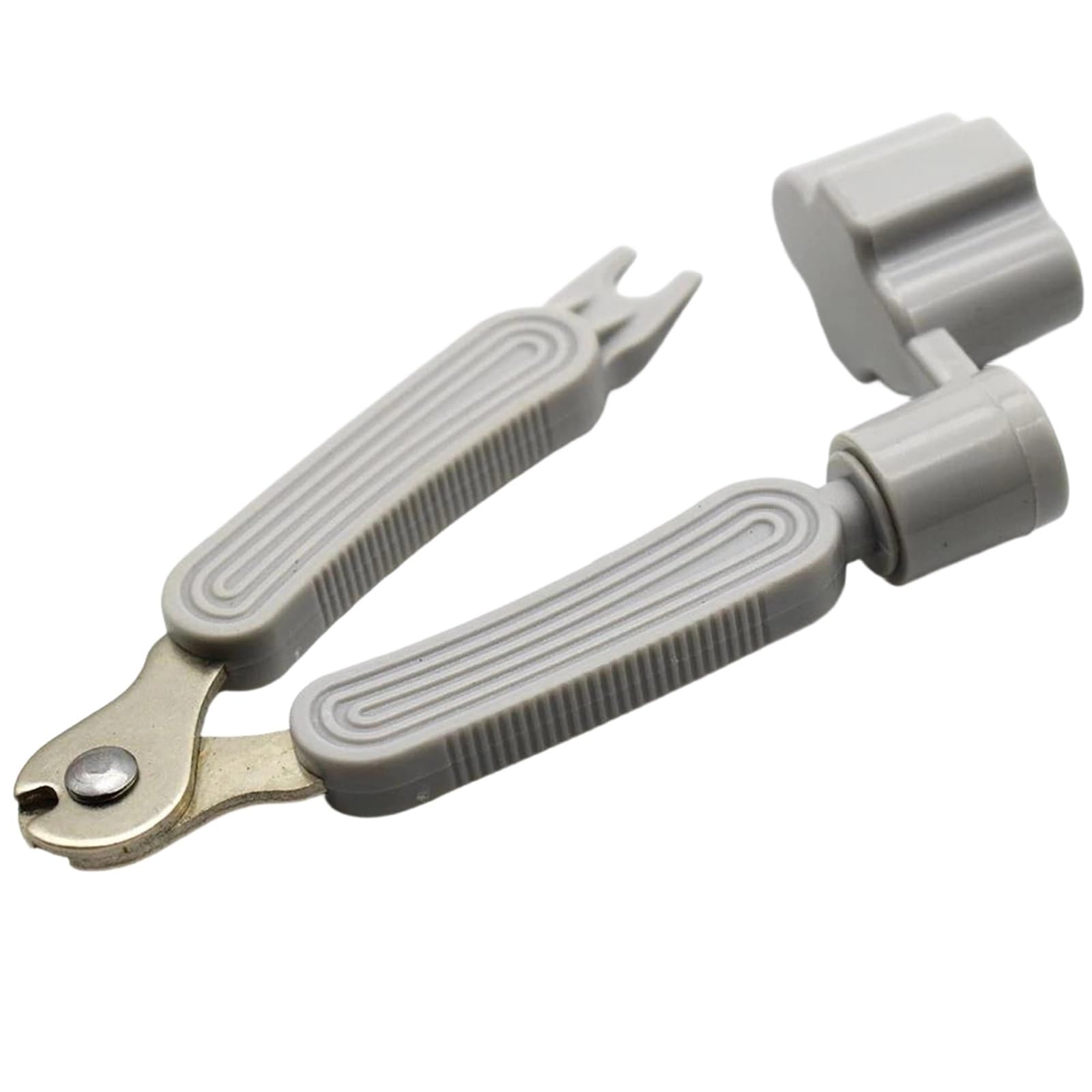 strumenti per la riparazione di chitarre Set Di Strumenti Multifunzione Per Avvolgitore Corde Per Picchetti Per Chitarra 3 In 1 Accessori(Grey)
