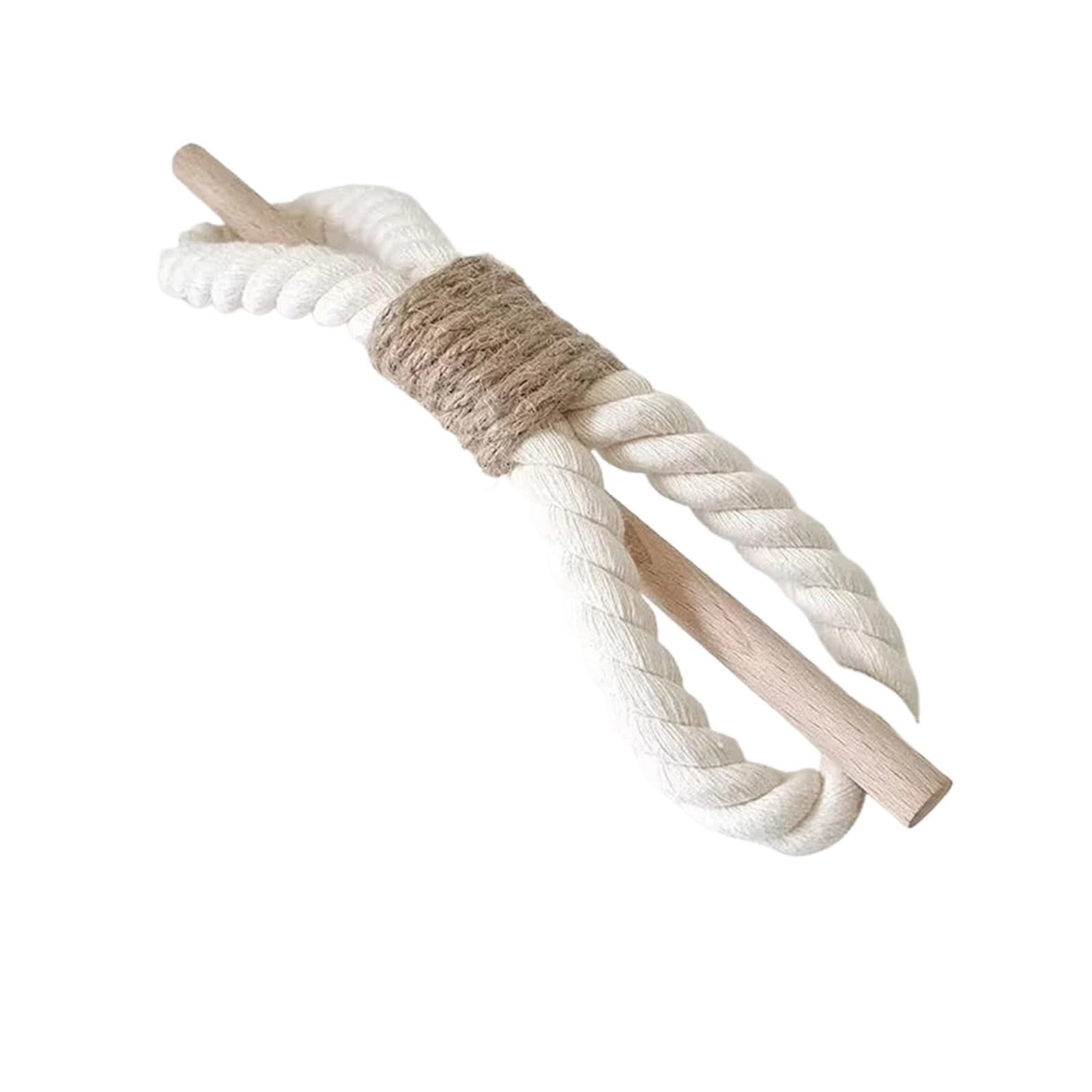UALXPAO Jute Rope Curtain Tieback Cotton Rope Hemp