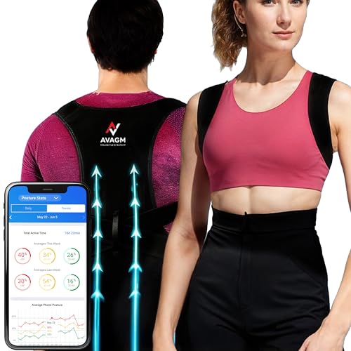 AVAGM™ Posture Corrector for Women & Men | Adjustable Back Suppor...