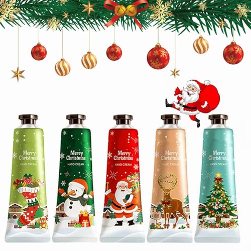 Noël Crèmes Mains Hydratantes,Noël Coffret Cadeau Femme,5...