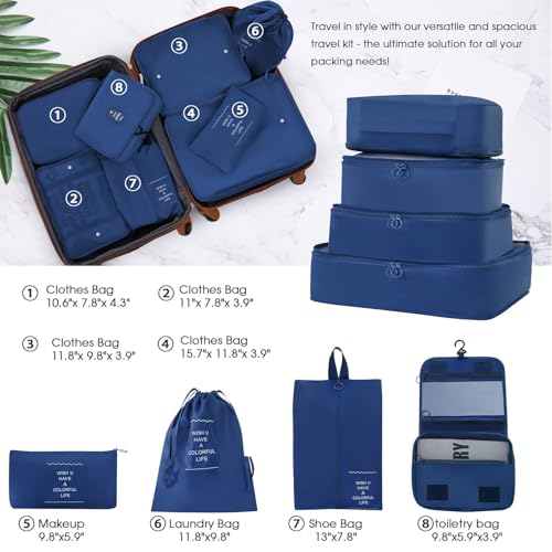 4-Piece Lightweight Hardshell Luggage Set with Lock - Expandable Suitcases (16", 20", 24", 28") & Travel Bag2