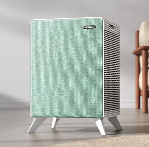 Air Purifiers for Home Large Room Up to 2250 ft² - Remove 99% of Smoke Allergies Pet Dander Odor - Dual 3-Stage Filter of Washable Filter and True HEPA Filter with AQI, Auto Mode, Sleep Mode by LUFTRUM - Used condition - CA$168.37