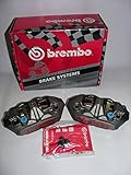 Brembo - Pinzas de freno monobloque con anclaje radial M4 de 108 mm de diámetro para motos Honda Kawasaki Yamaha, cód.220A39710