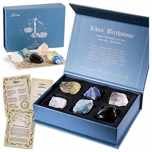 Libra Crystal Birthday Gift Set