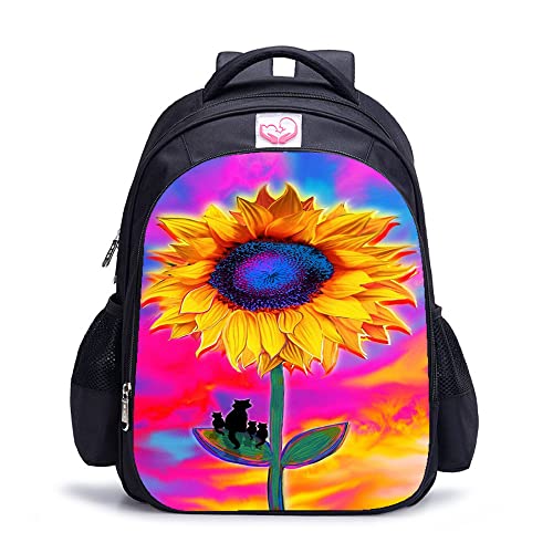 Cartable de voyage scolaire tournesol pour soulager le dos