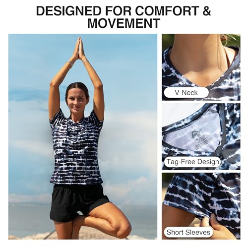 Maillot dermoprotecteur manches courtes pour le surf et le workout